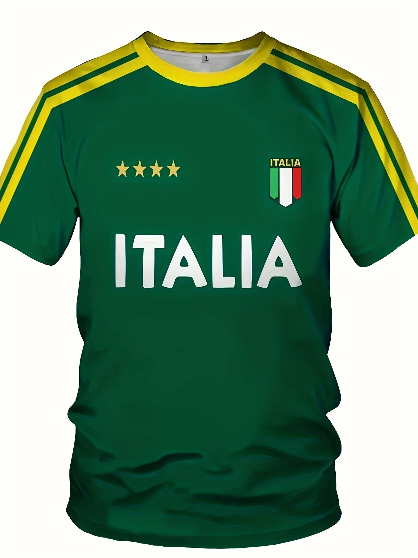Summer 2025 New Men's T-Shirt 3D Printed Casual and Fashionable Polyester Fiber Outdoor Men's Wear