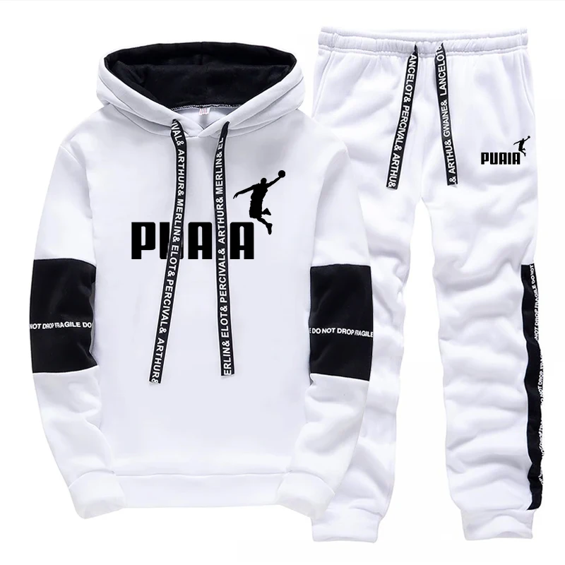 Men's Set/Hoodie/Pants 2026 Autumn Winter Daily Casual Sports Hooded Sweatshirt Sweatpants Home Outdoor Comfort Warm Sportswear