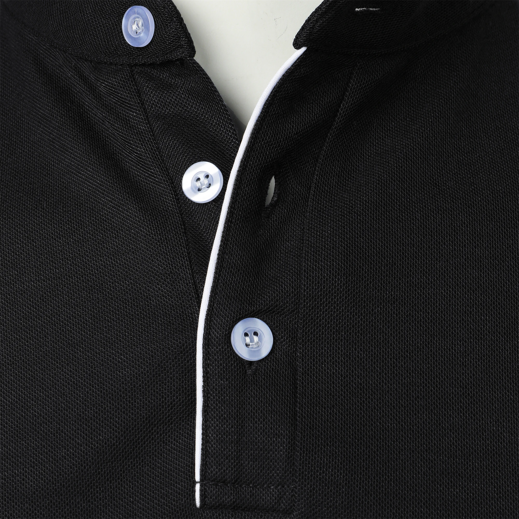 Men's short-sleeved stand-up collar top casual fashion daily solid color short-sleeved stand-up collar T-shirt casual top