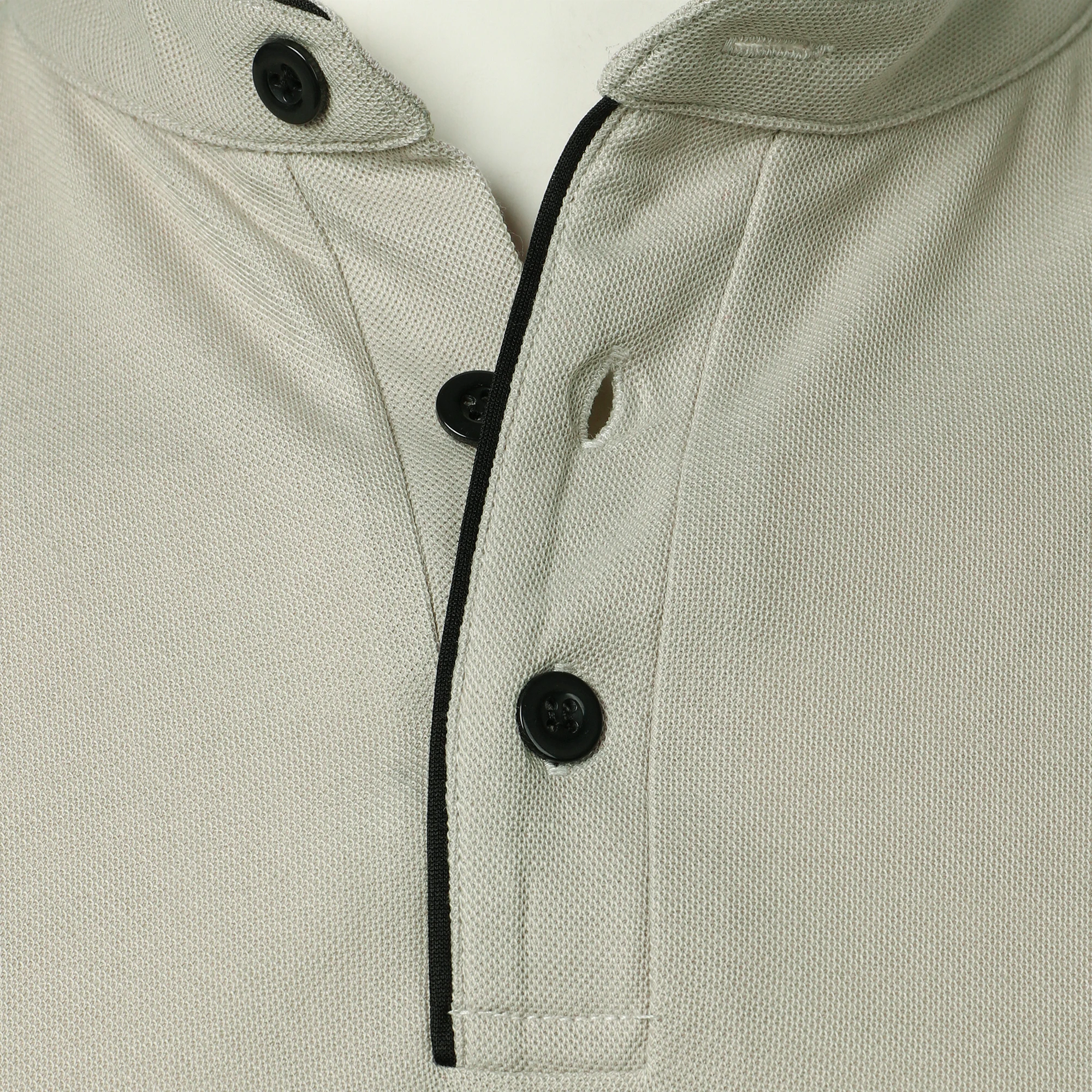 Men's short-sleeved stand-up collar top casual fashion daily solid color short-sleeved stand-up collar T-shirt casual top
