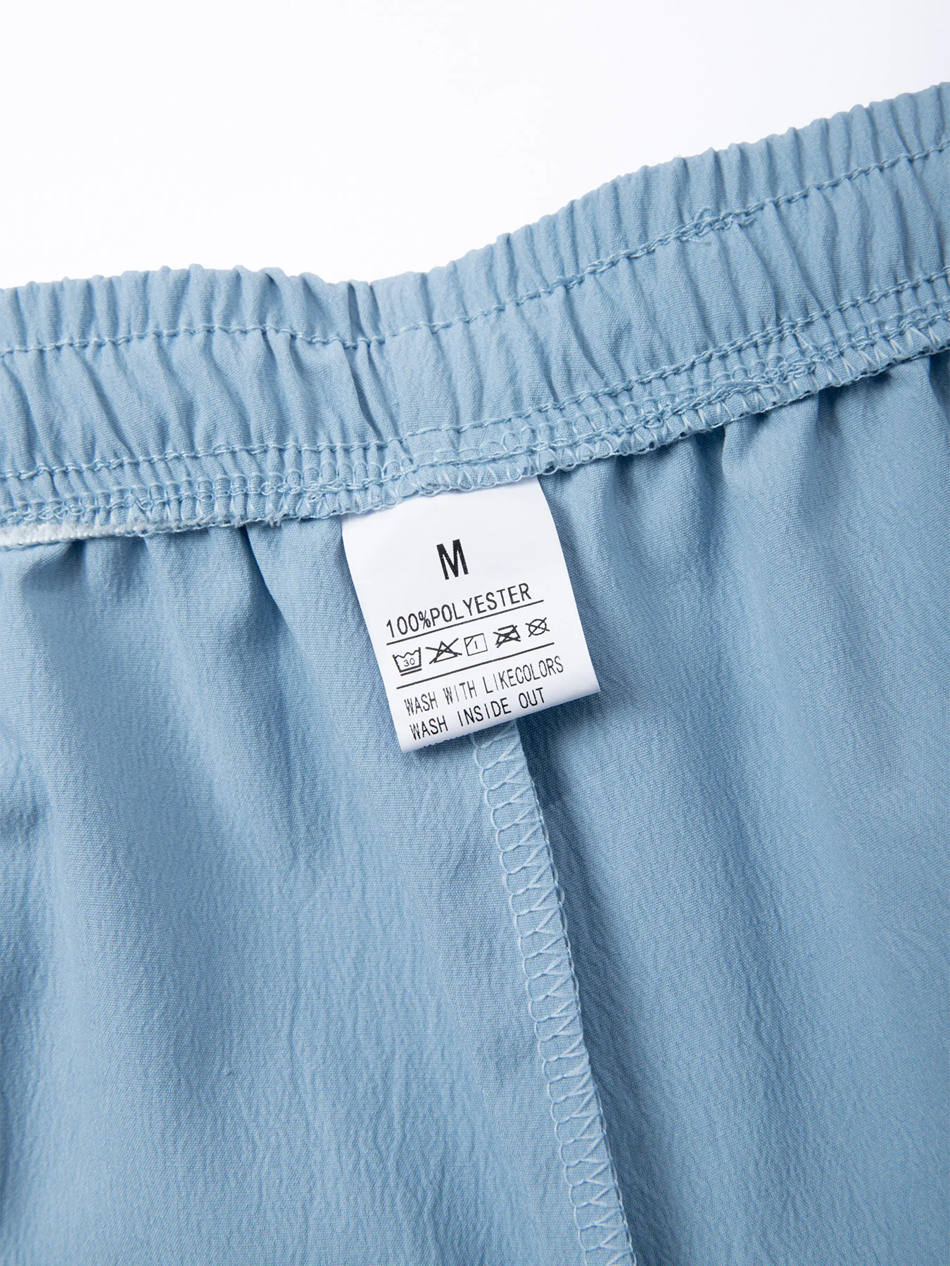 Men's Casual Breathable Pants Summer Solid Color Elastic Waist Trousers Loose Fitness Lightweight Wide Leg Pants Streetwear