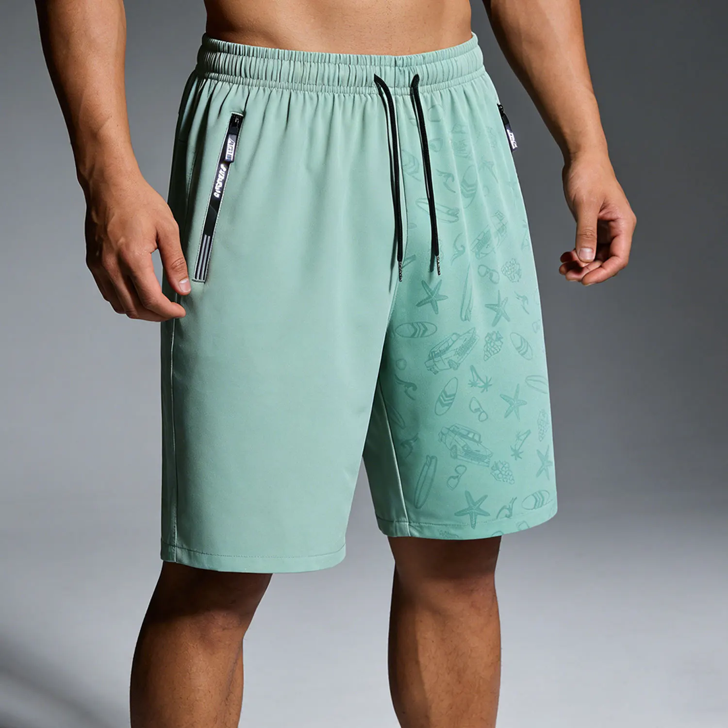 Sports Shorts Men's Summer Quick-Drying Breathable Cool Fitness Sports Shorts Football Fishing Man Gift Swim Trunks Shorts Male
