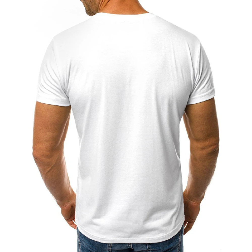 2026 Summer Men's T-shirt Fashion Slim Black Short Sleeved Comfortable Casual Round Neck T-shirts Top Men's Clothing