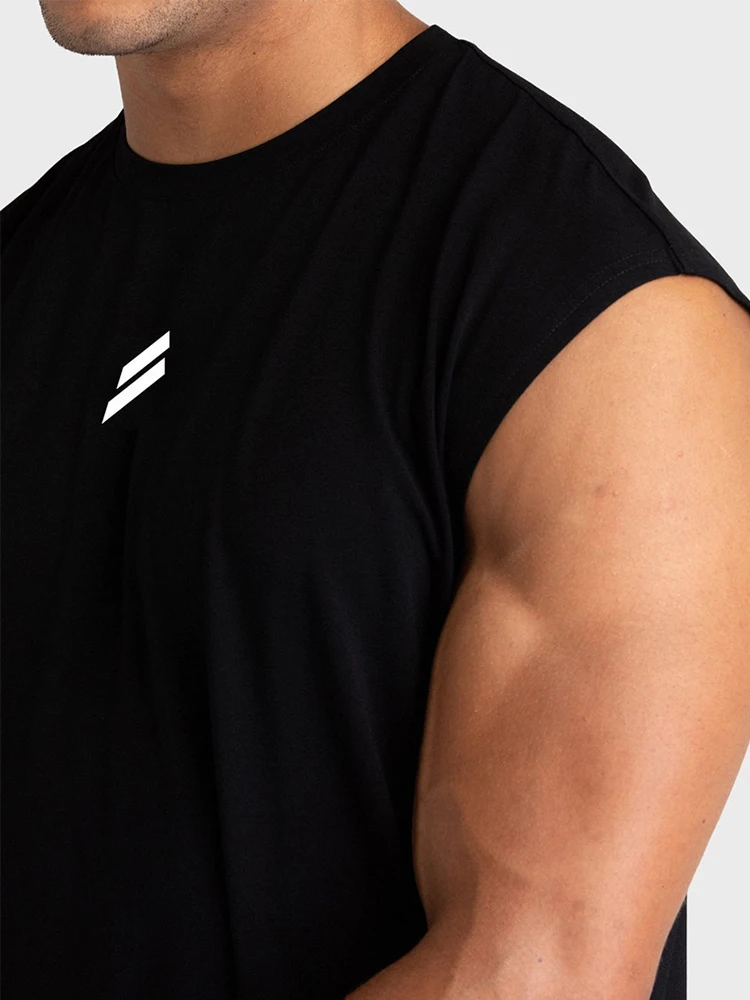 NEW Summer Fitness Sports Tank Top Men Breathable Loose Mesh Training Sleeveless T-shirt Quick Drying Vest Male Fitness Clothing