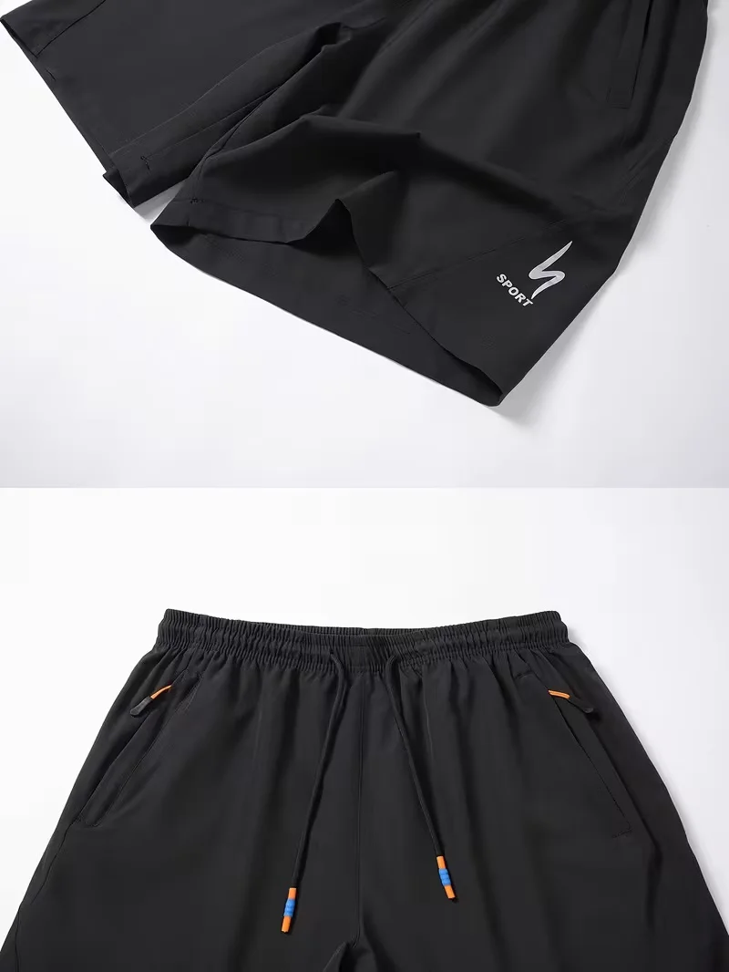 Top Quality Summer Sports Shorts Men New Comfortable Elastic Waist Clothing Male Breathable Short Trousers
