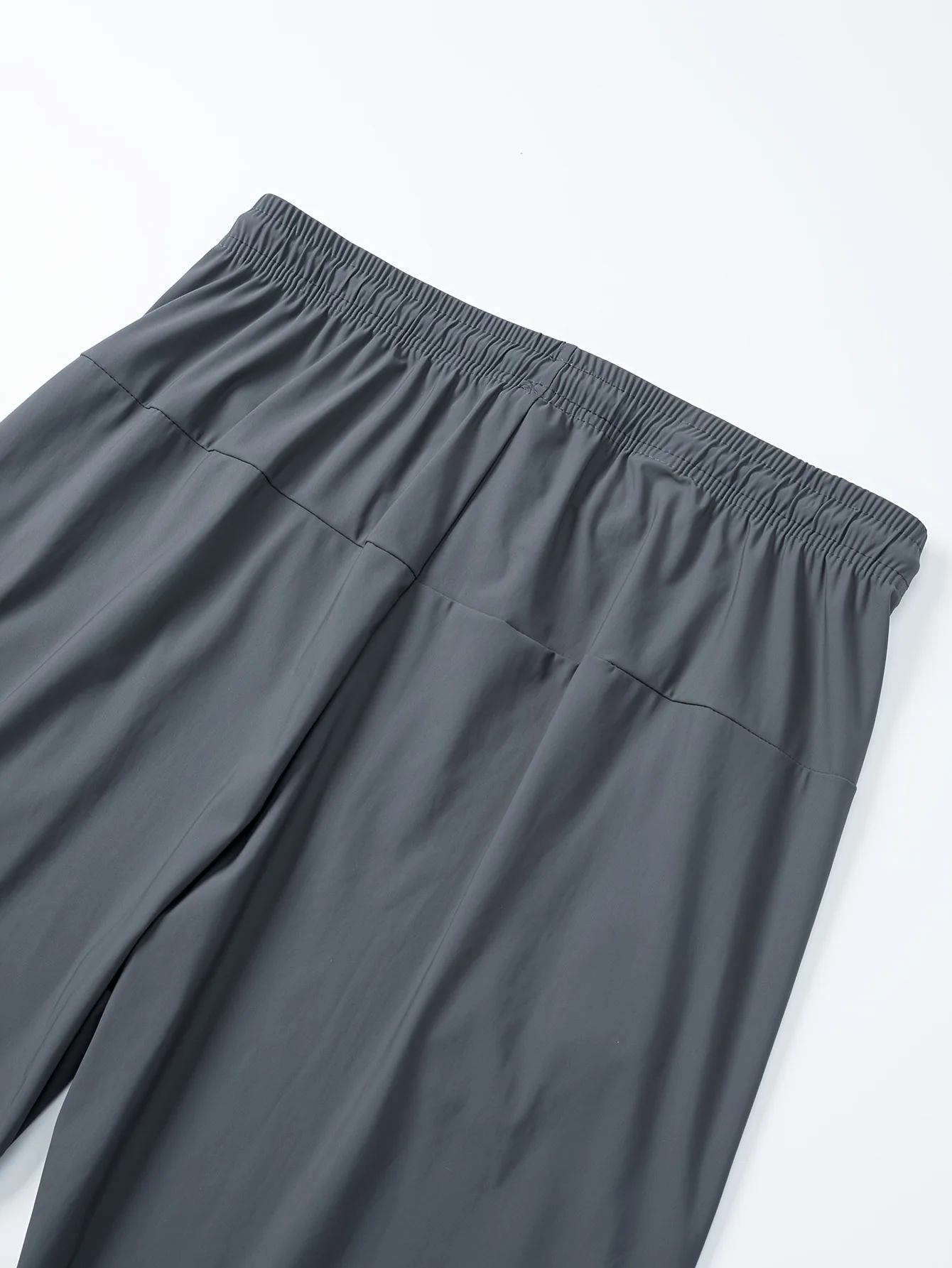 Pants Thin Quick-Dry Flat Men's Summer Nylon Ice Silk Long Feet Stretch Breathable Large Size Casual Baggy Clothes Large Size
