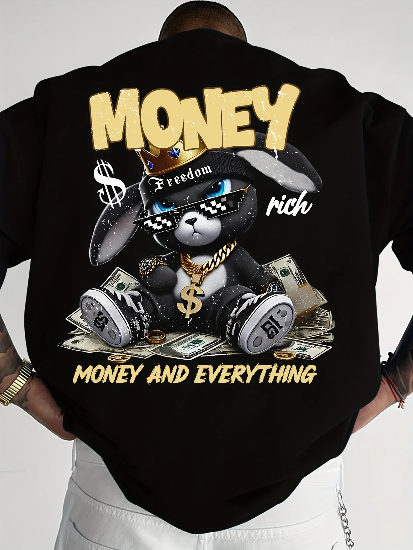 The New Men's T-Shirt for Summer 2025 Is a Casual Fashionable Sporty Breathable Soft and Simple 3D Letter Print