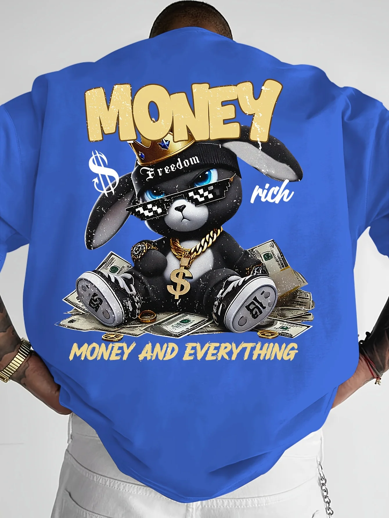 The New Men's T-Shirt for Summer 2025 Is a Casual Fashionable Sporty Breathable Soft and Simple 3D Letter Print