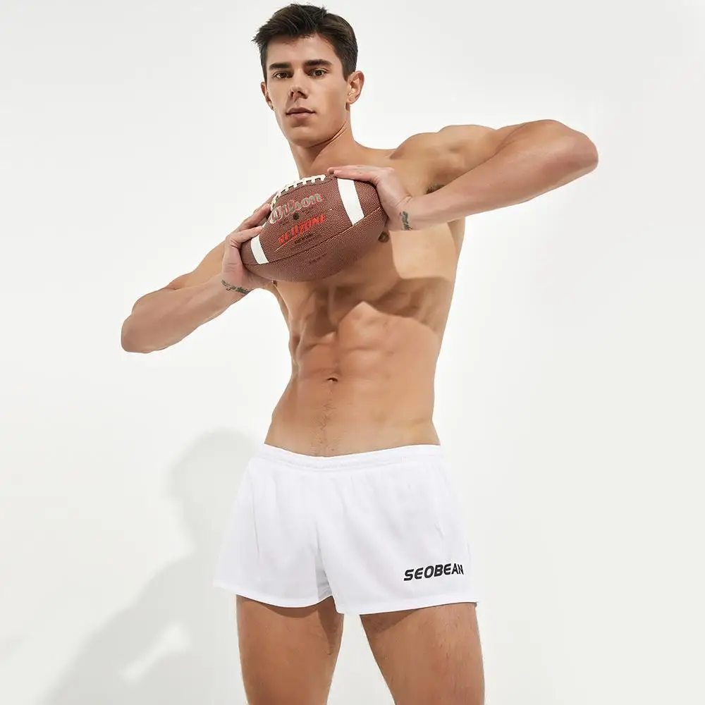 SEOBEAN Men's Quick-Drying Loose Summer Shorts Breathable Gym Fitness Workout Beach Casual Daily Wear Pants