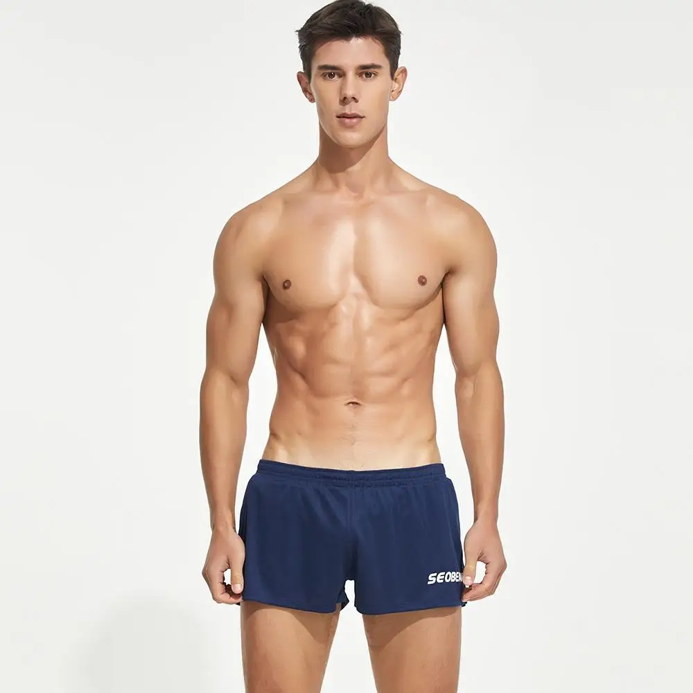 SEOBEAN Men's Quick-Drying Loose Summer Shorts Breathable Gym Fitness Workout Beach Casual Daily Wear Pants