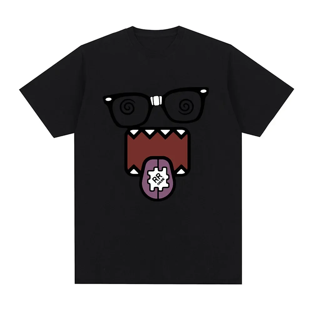 Fashion Kawaii Men T Shirt Pattern Y2K Cotton Print Round Neck Loose T-shirt Summer Women's Street Couple Tee Clothing
