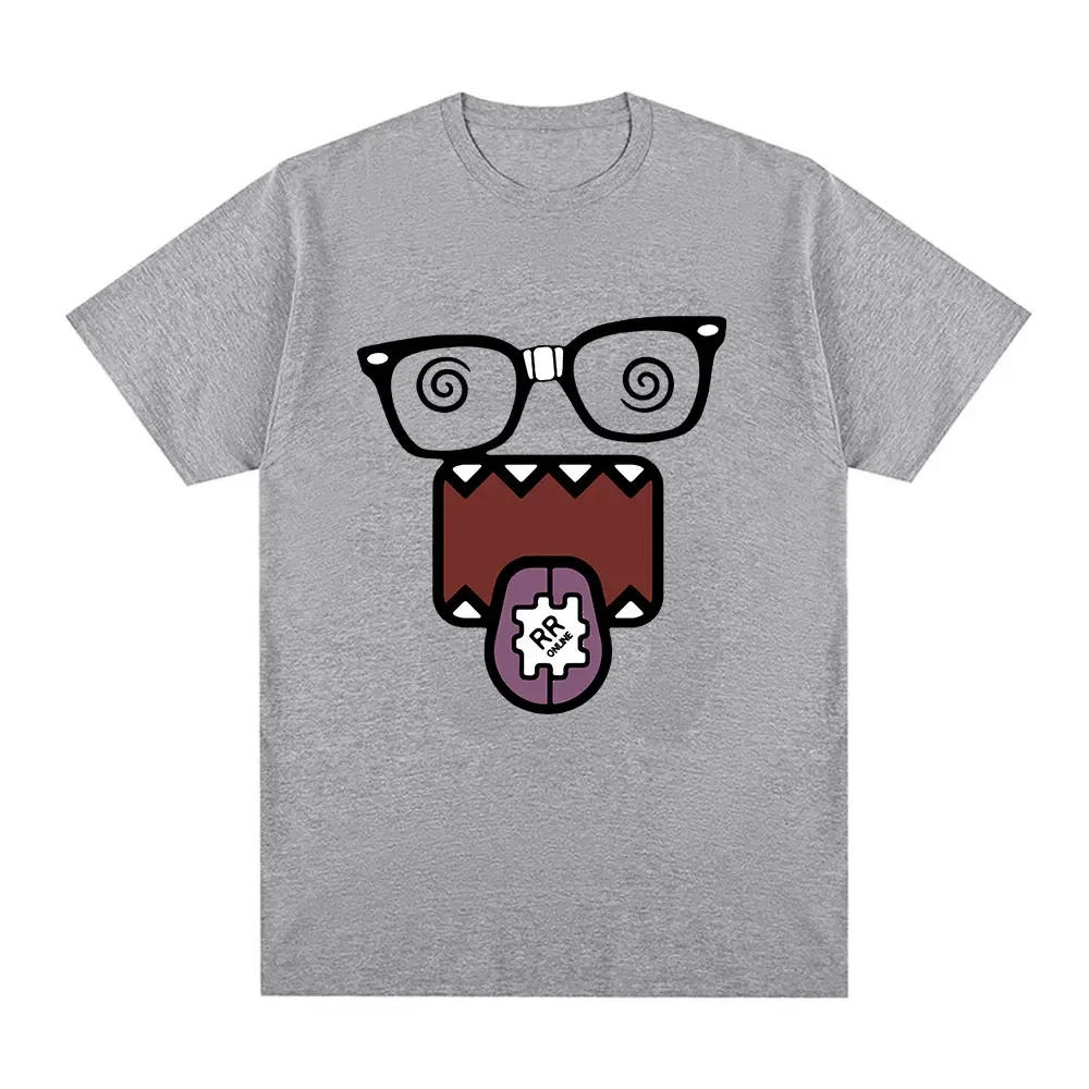 Fashion Kawaii Men T Shirt Pattern Y2K Cotton Print Round Neck Loose T-shirt Summer Women's Street Couple Tee Clothing