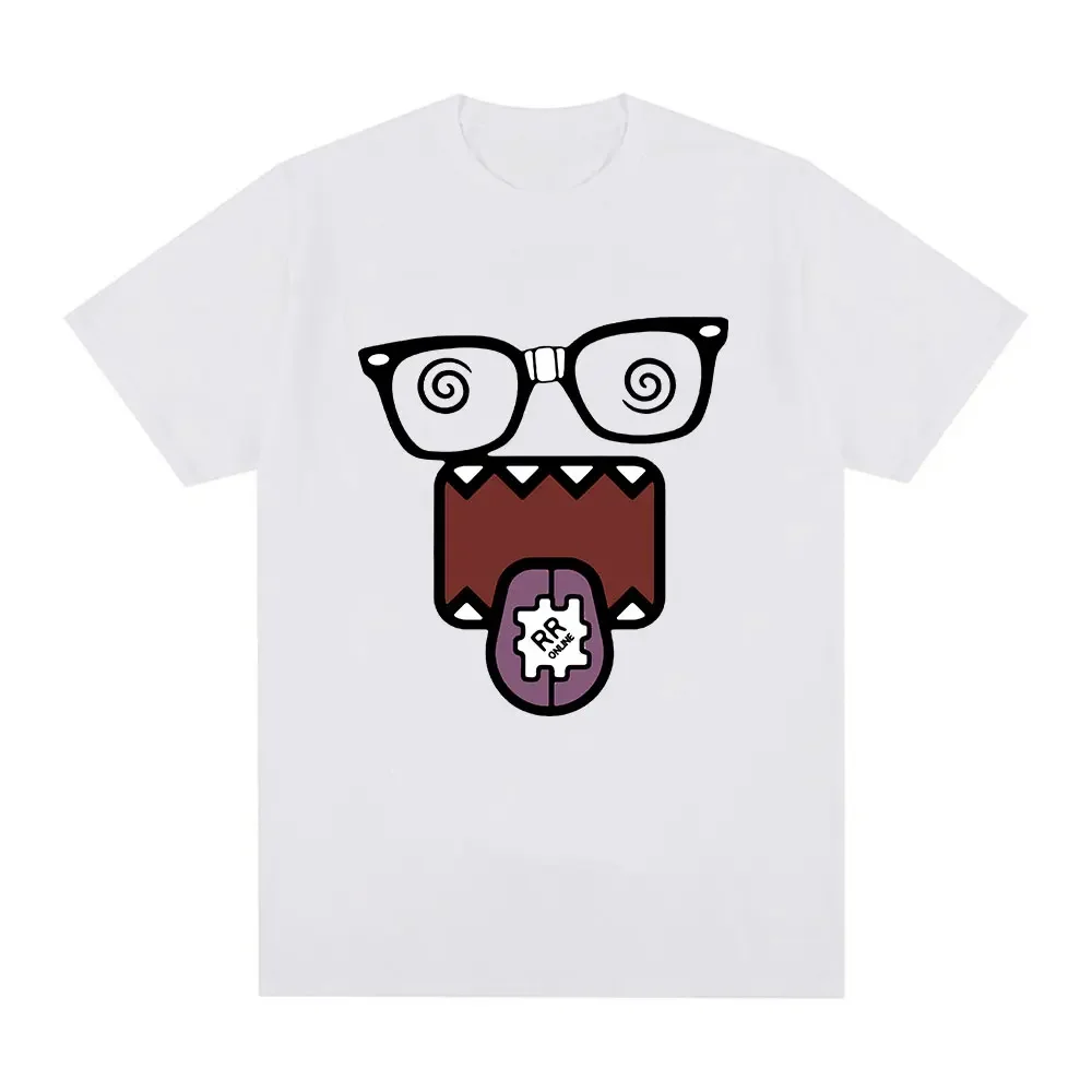 Fashion Kawaii Men T Shirt Pattern Y2K Cotton Print Round Neck Loose T-shirt Summer Women's Street Couple Tee Clothing