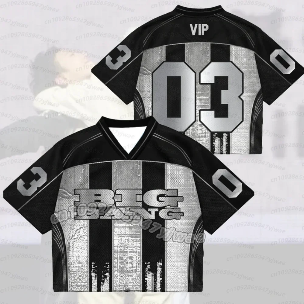 26 Men Women Bigbang 2026 World Tour Mixed Mesh Jersey Streetwear Concert Fans Jersey T-Shirt Short Sleeve T-Shirt Men Hoodies