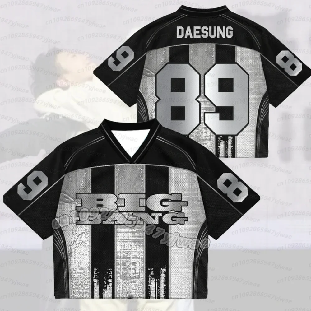 26 Men Women Bigbang 2026 World Tour Mixed Mesh Jersey Streetwear Concert Fans Jersey T-Shirt Short Sleeve T-Shirt Men Hoodies