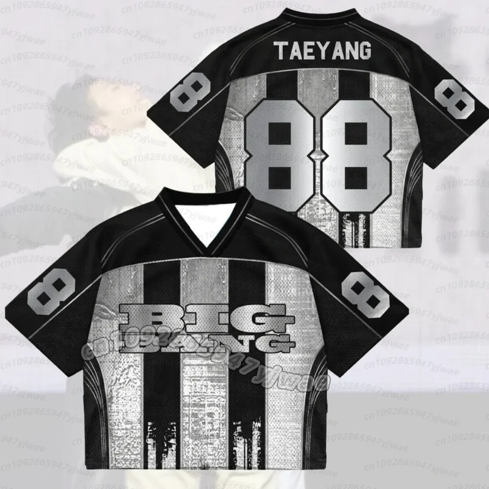 26 Men Women Bigbang 2026 World Tour Mixed Mesh Jersey Streetwear Concert Fans Jersey T-Shirt Short Sleeve T-Shirt Men Hoodies