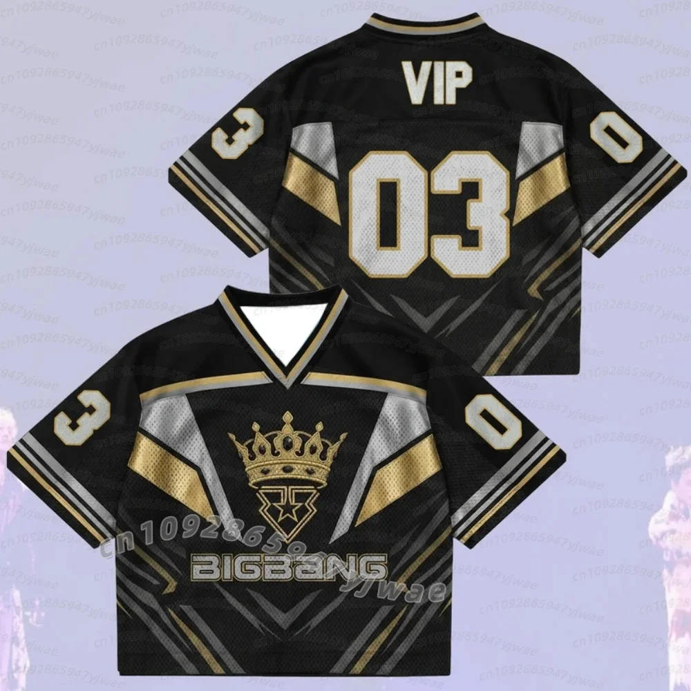 26 Men Women Bigbang 2026 World Tour Mixed Mesh Jersey Streetwear Concert Fans Jersey T-Shirt Short Sleeve T-Shirt Men Hoodies