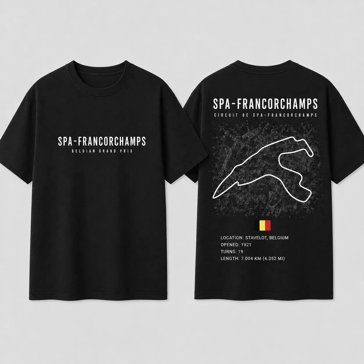 Nürburgring Printed Cotton Short-sleeved T-shirt Suitable for Car Racing Enthusiasts Men's Clothing Women's 2026 Summer T Shirt