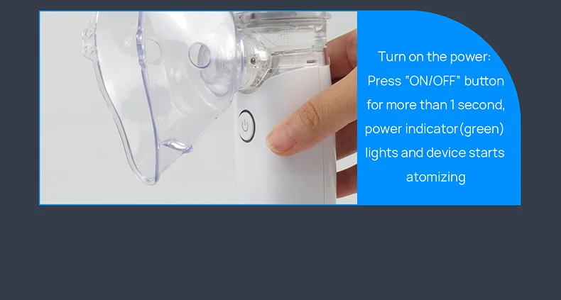 CONTEC VET Veterinary Handheld Portable Mesh Nebulizer Silent Ultrasonic Nebulizer NE-M01 VET