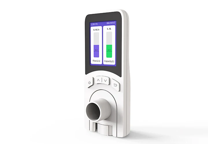 Contec Respiratory Trainer RT10 For train respiratory muscles improve respiratory system PC Software, Used for family, hospital