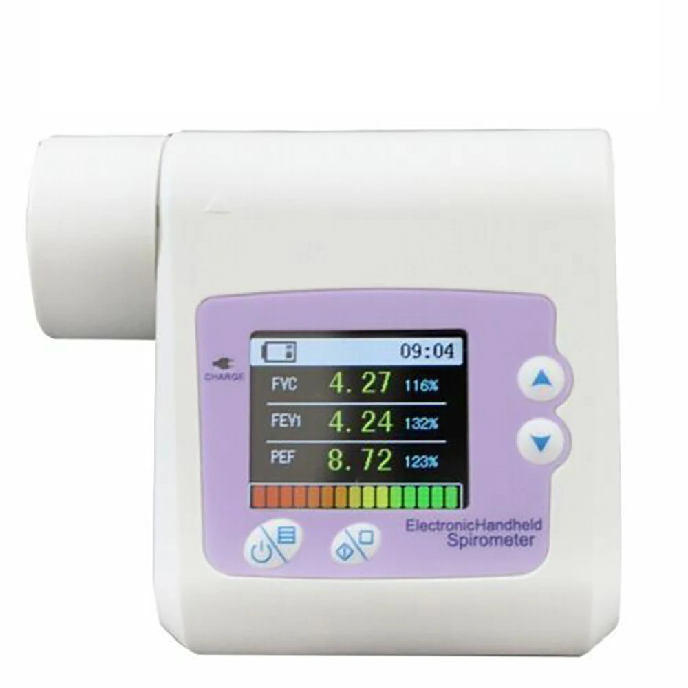 CONTEC Digital Spirometer Bluetooth SP10W Lung Breathing Diagnostic Spirometry Volumetric with Mouthpiece & Software