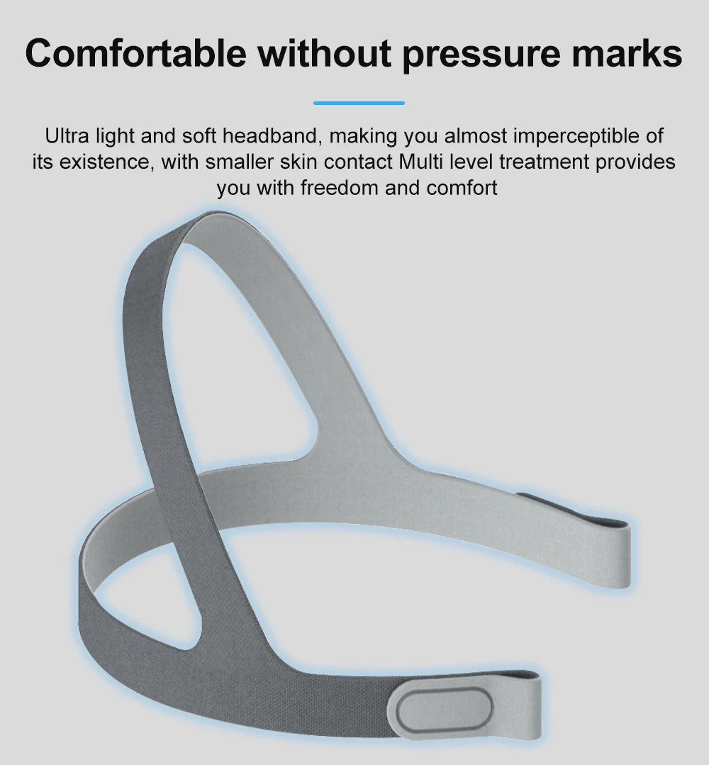 Nasal Pillow Mask CPAP Nasal Mask Anti Snoring Sleep Apnea with Headgear S M L Pads Suitable for Auto CPAP BIPAP Machine OSA CSA