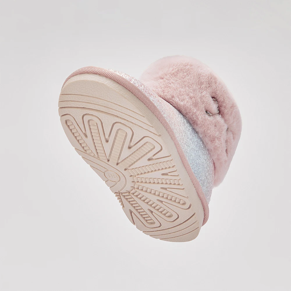 Dave Bella Children Snow Boots Winter Autumn Kids' Thick Warm Shoes Plush Ankle Boots Non-slip Footwear Uggs For Girls DB4254413