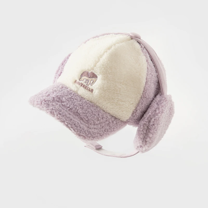 Dave Bella Baby Girl Ear Protection Hat Children Earmuffs Cap Fashion Design Removable Winter Warm Hats DK4237419