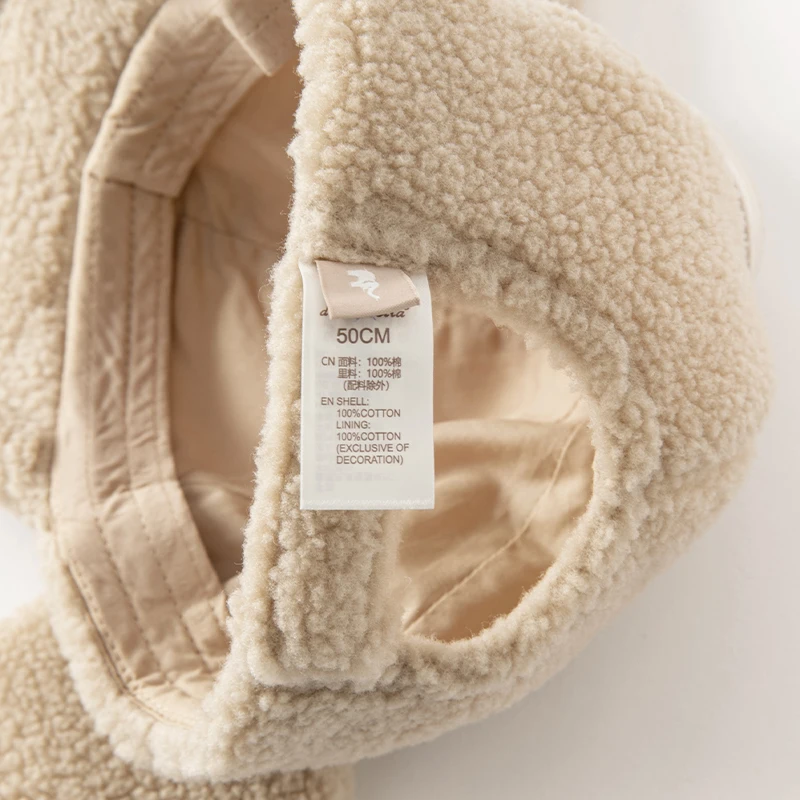 Dave Bella Baby Girl Ear Protection Hat Children Earmuffs Cap Fashion Design Removable Winter Warm Hats DK4237419