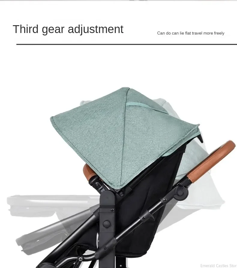 EU STOCK NEW Twins Baby Stroller Can Sit and Lie Double Stroller Shock Absorber Foldable Child Stroller FreeShipping Foldable