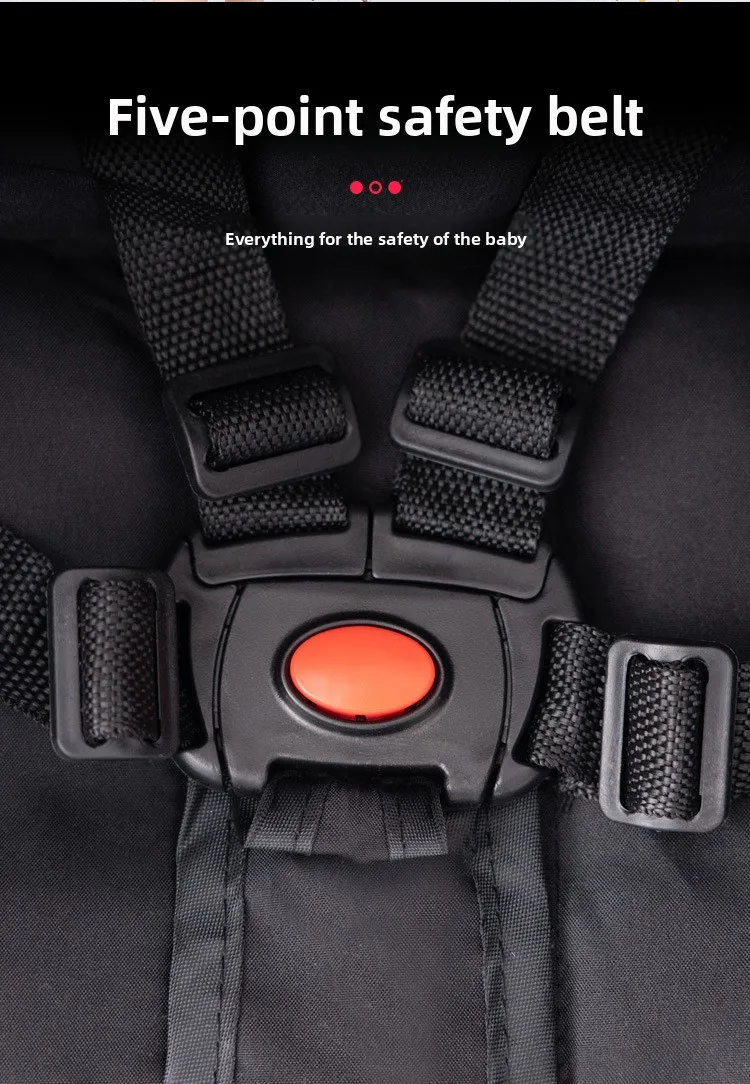 Twin Baby Stroller Lightweight Double Folding Stroller Foldable, Five-point Safety Belt, Safe and Stable