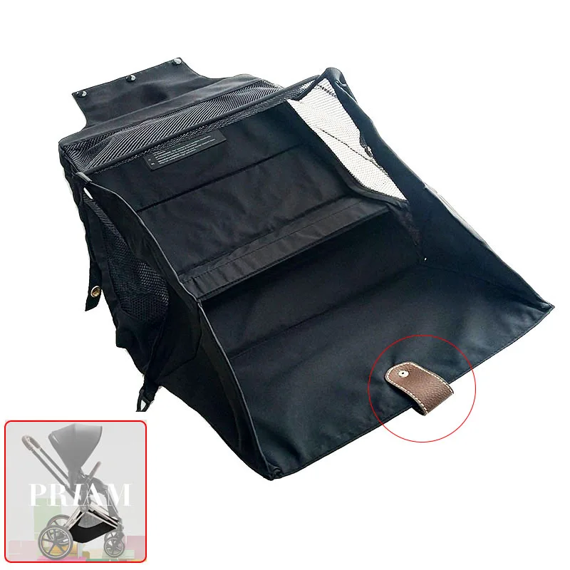 Stroller Shopping Basket For Cybex Priam 3/4 Platinum (2019~2026) Pushchair Storage Bag Baby Cart Diaper Bag Buggy Basket