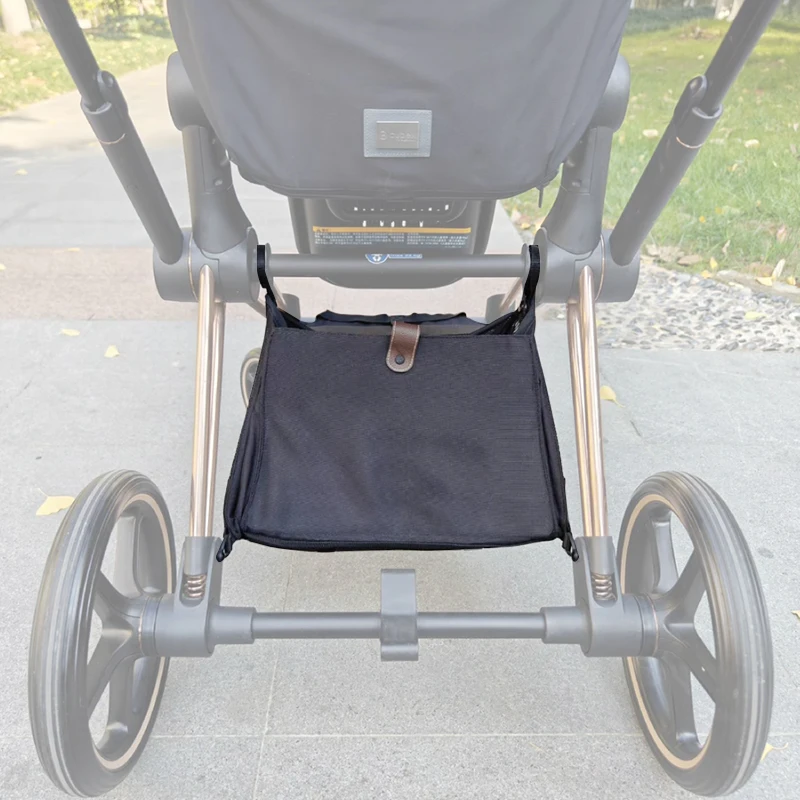 Stroller Shopping Basket For Cybex Priam 3/4 Platinum (2019~2026) Pushchair Storage Bag Baby Cart Diaper Bag Buggy Basket