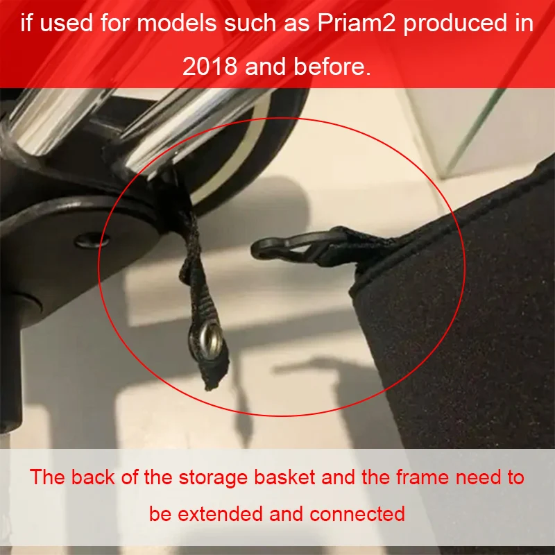 Stroller Shopping Basket For Cybex Priam 3/4 Platinum (2019~2026) Pushchair Storage Bag Baby Cart Diaper Bag Buggy Basket