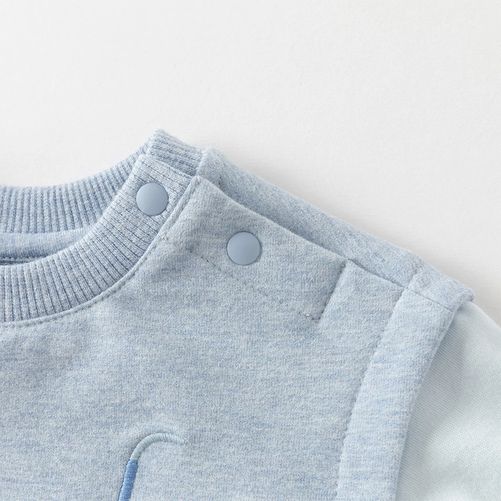Dave Bella Baby Jumpsuit Boys Autumn Spring Romper Gentle Long Sleeve Cotton 3-24 Monthes Newborn Creeper DB3252953