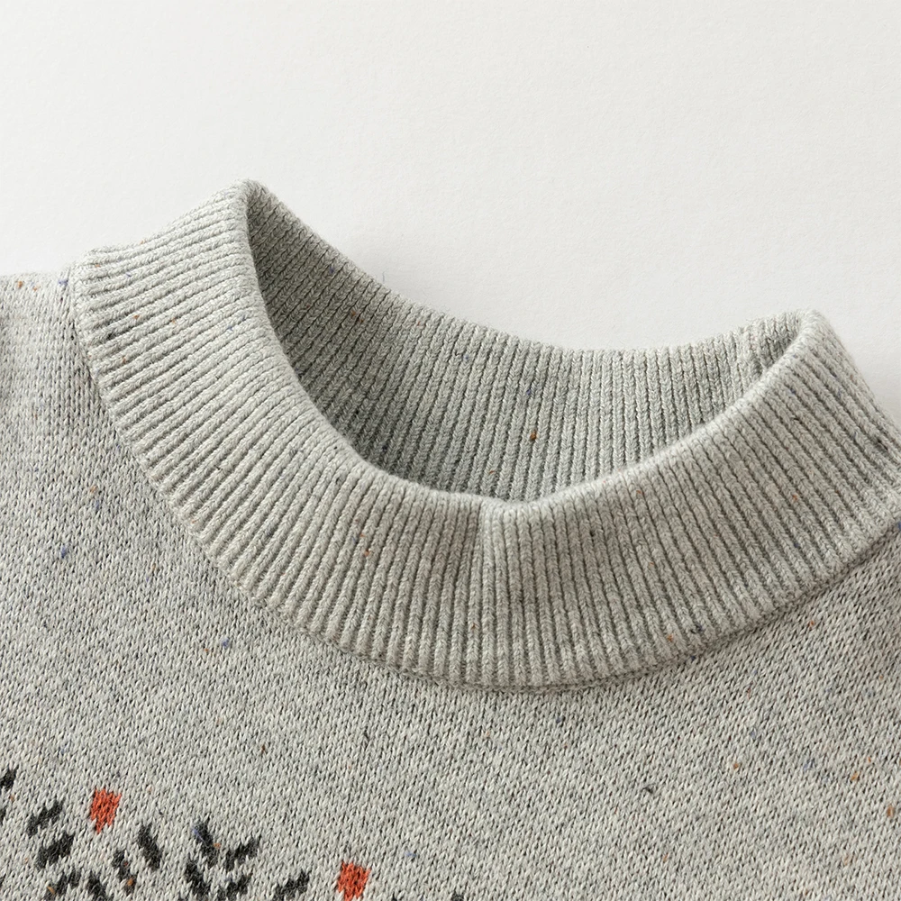 Dave Bella Autumn Spring Pullover Sweater for Winter Boys Knitted Sweater Children Outerwear Coat Kids Clothes DB4254382