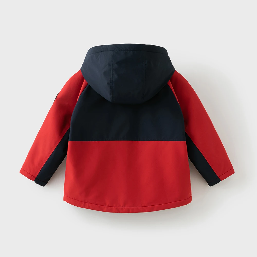 Dave Bella Boys Winter Autumn Warm Windproof Jacket Children Waterproof Hoodie Polar Fleece Outerwear Kids Clothing DK4254673