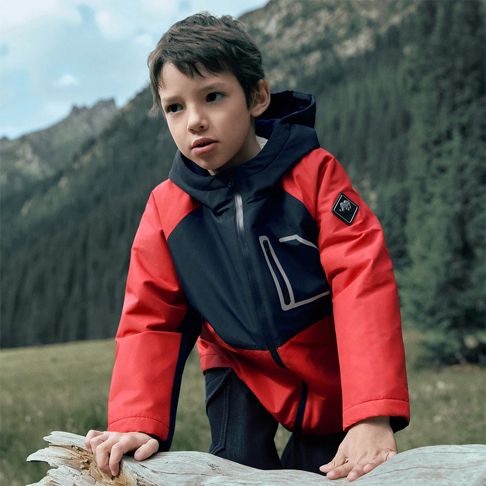 Dave Bella Boys Winter Autumn Warm Windproof Jacket Children Waterproof Hoodie Polar Fleece Outerwear Kids Clothing DK4254673
