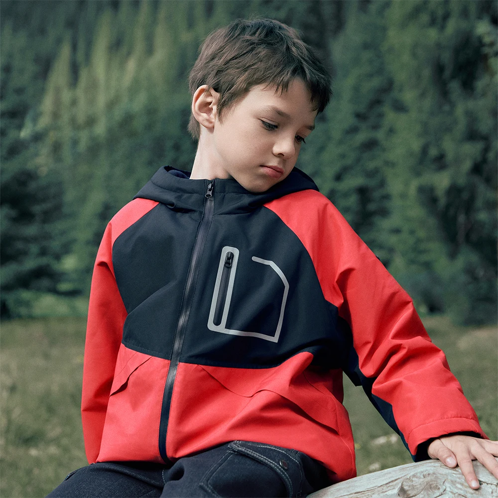 Dave Bella Boys Winter Autumn Warm Windproof Jacket Children Waterproof Hoodie Polar Fleece Outerwear Kids Clothing DK4254673