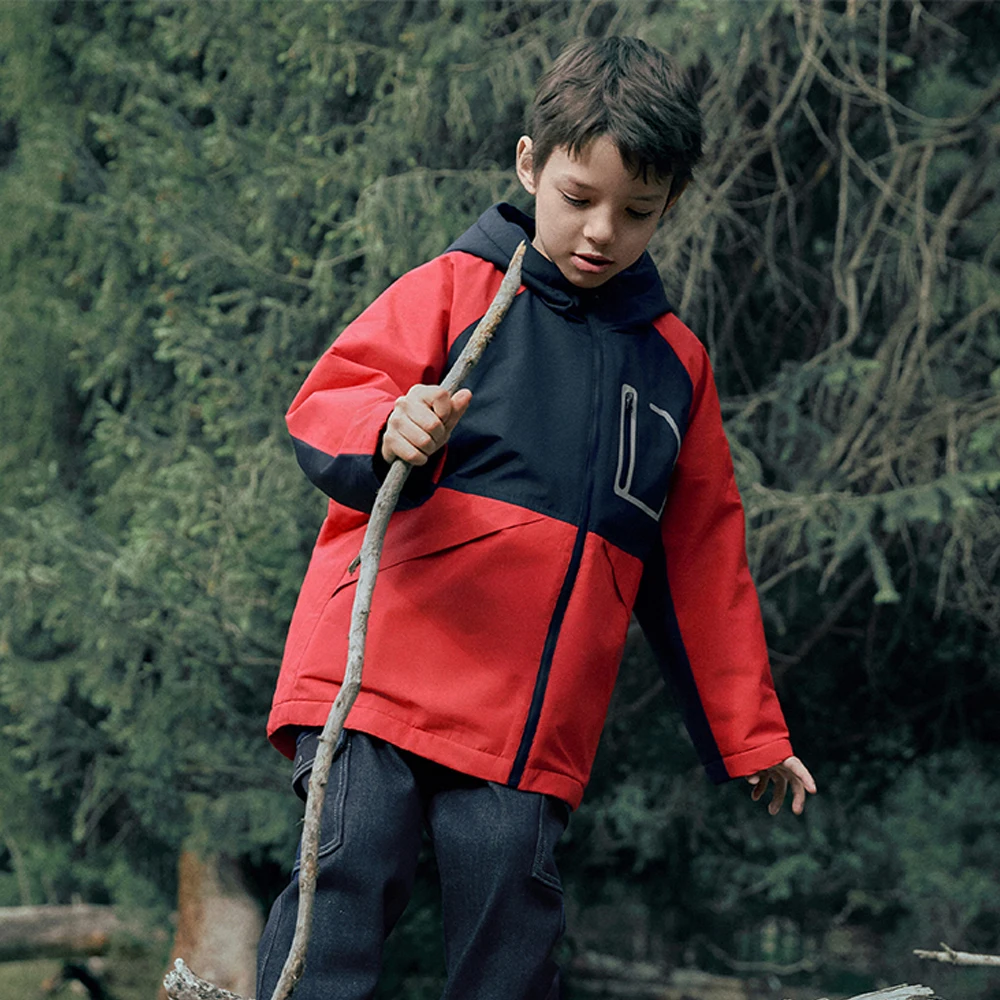 Dave Bella Boys Winter Autumn Warm Windproof Jacket Children Waterproof Hoodie Polar Fleece Outerwear Kids Clothing DK4254673