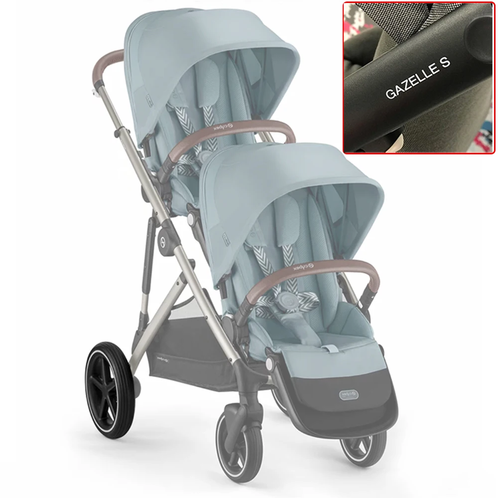 Rear Wheel For Twin Baby Stroller Cybex Gazelle S Back One 28CM Out Diameter Direct-Pull Type Replacement Baby Buggy Accessories