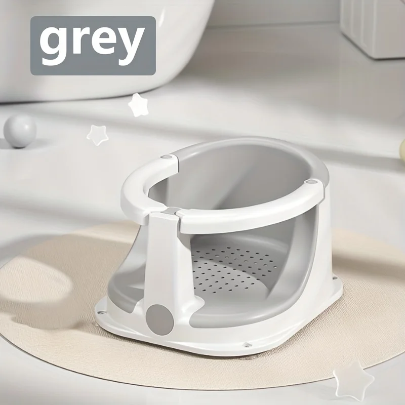 Baby Bath Seat, Baby Bath Support, Baby Sit Up Bath Seat, Children Safety Shower Assistance Supplies for Home Travel Housewarmin