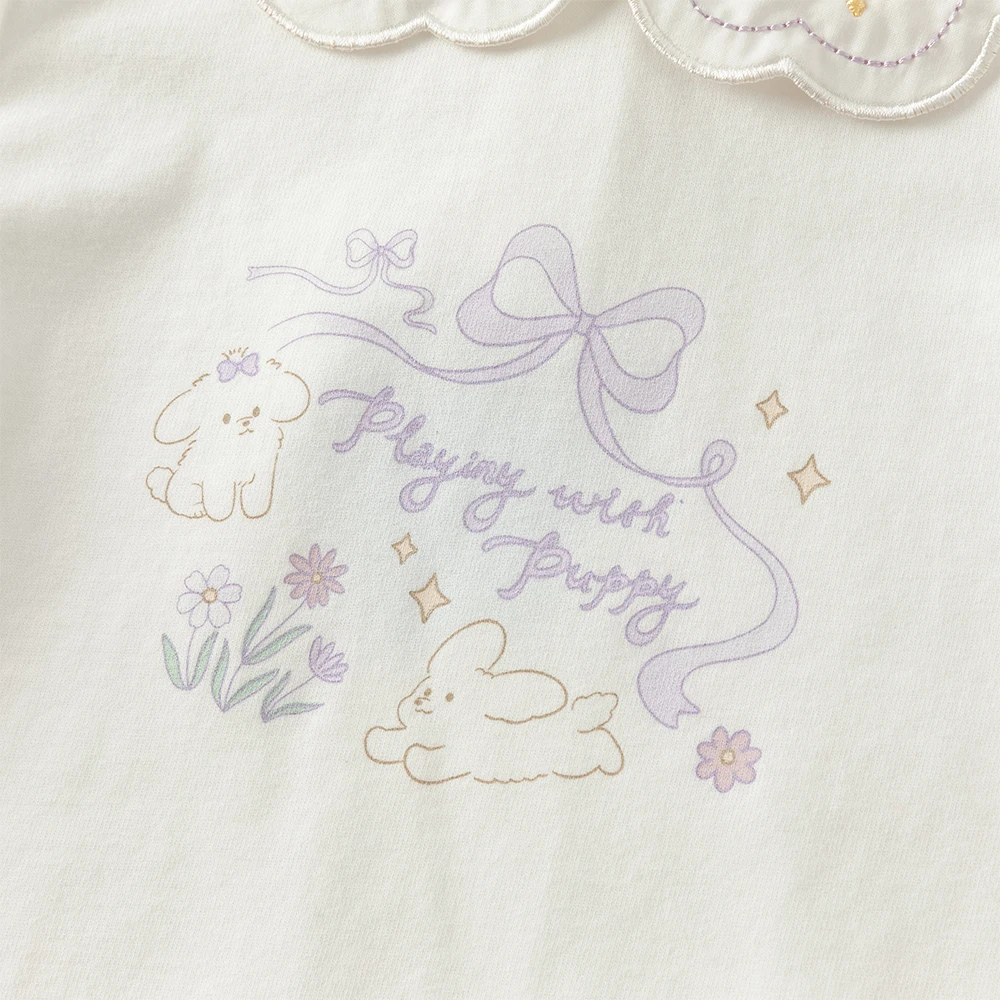 Dave Bella Girls Baby Long Sleeves T-Shirt Top Autumn Comfortable Casual Sweet Cute Children 's Bottoming Shirt Party DB3252846