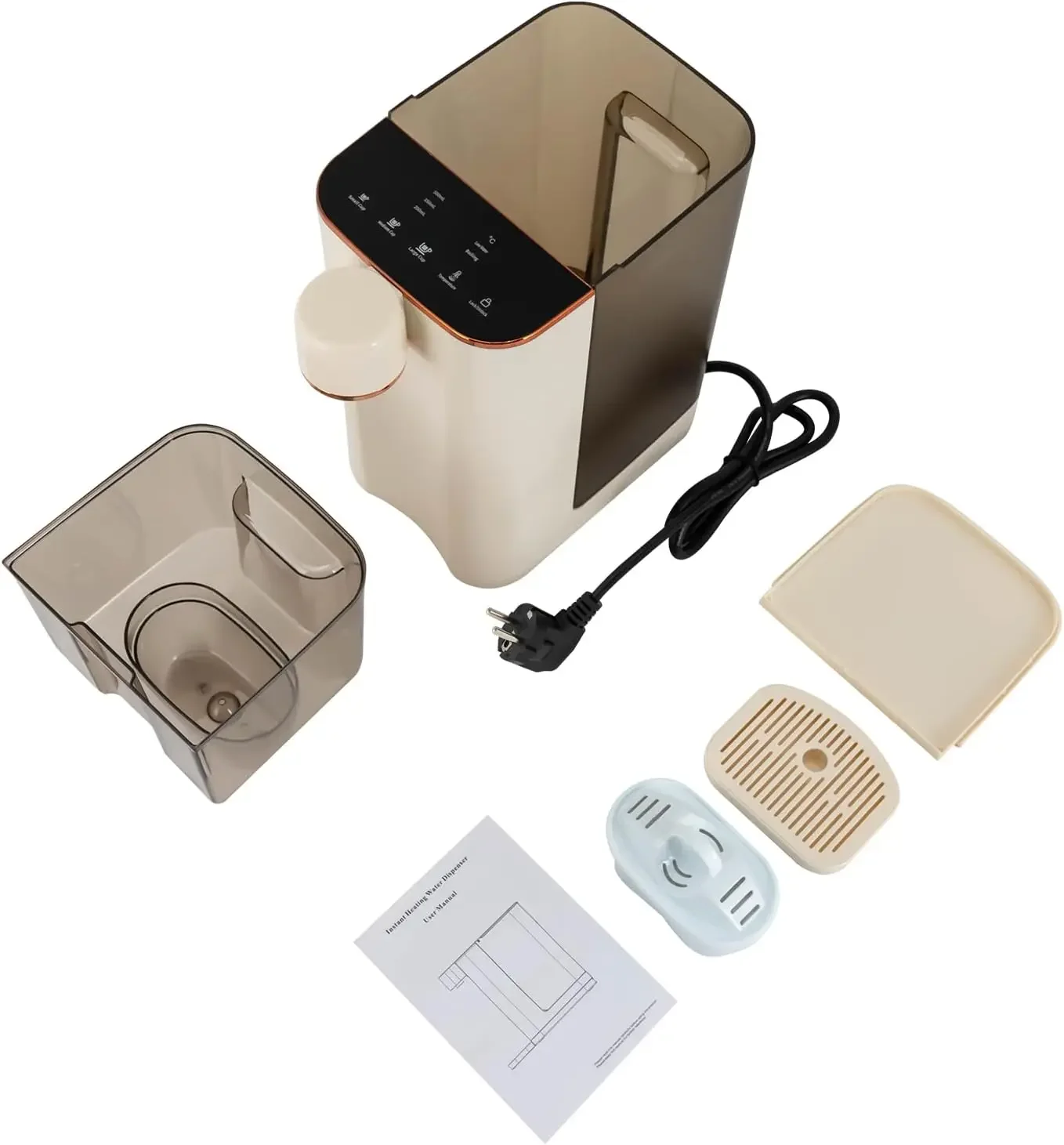 NEWEST 220V2000W Instant Water Dispenser for Household, 3L Capacity, 3S Heating Time, with Quantitative Water Dispenser Function