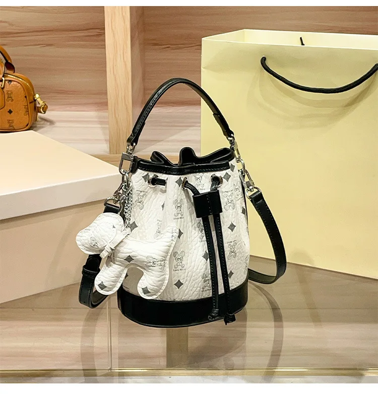 Unique High-End Vintage Diaper Bag For Women Simple Leather Crossbody Handbag Luxury Designer Minimalist Shoulder Tote Large