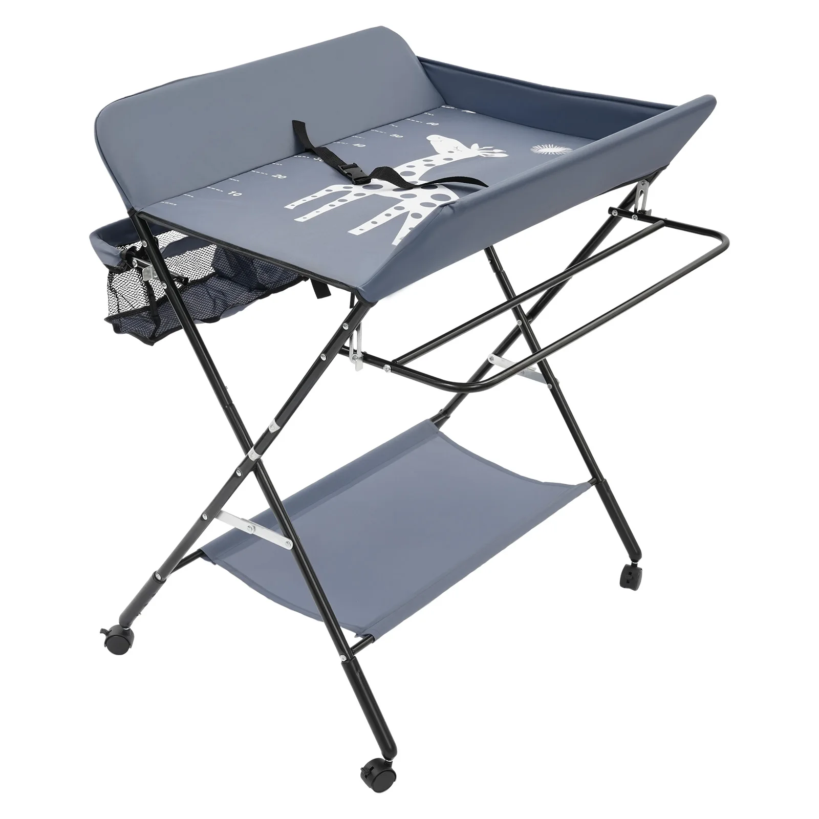 Baby Changing Table,3in1 Changing Mat Nursery Changing Station Foldable Nursery Changing Table Bath Mat w/Unit Storage Bags