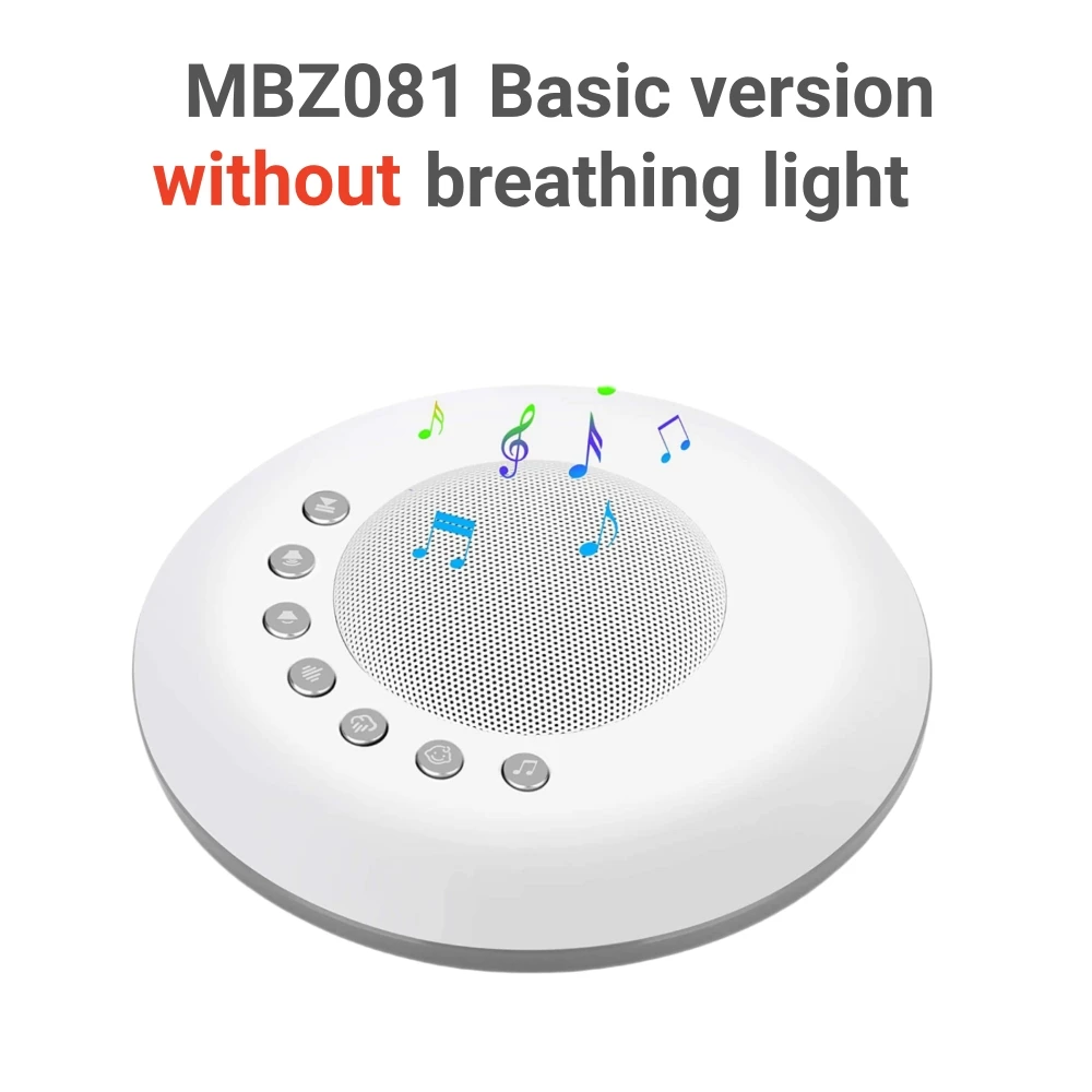 Baby White Noise Sound Machine Built-in 28 Soothing Sounds 4 Timer & Memory Function USB Rechargeable Portable Sleep Aid Device