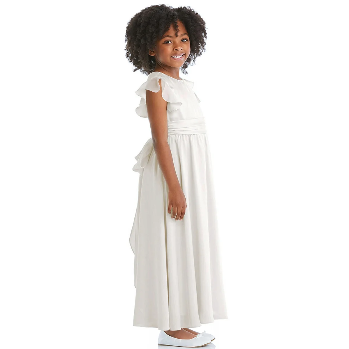 Casual Long Dress for Girls Summer Dress Flower Girl Dresses for Wedding for 4 to 13 Years