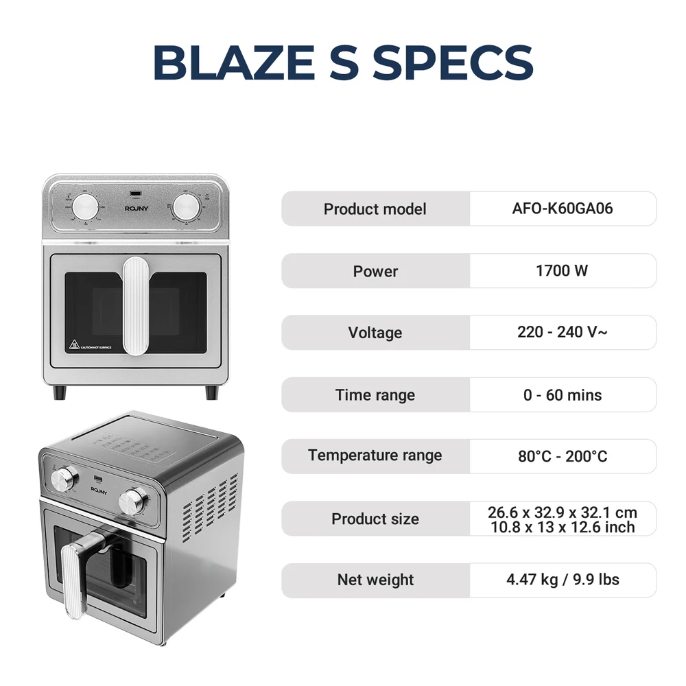 Airfryer Oven for Cooking Baby Food 6.87QT
