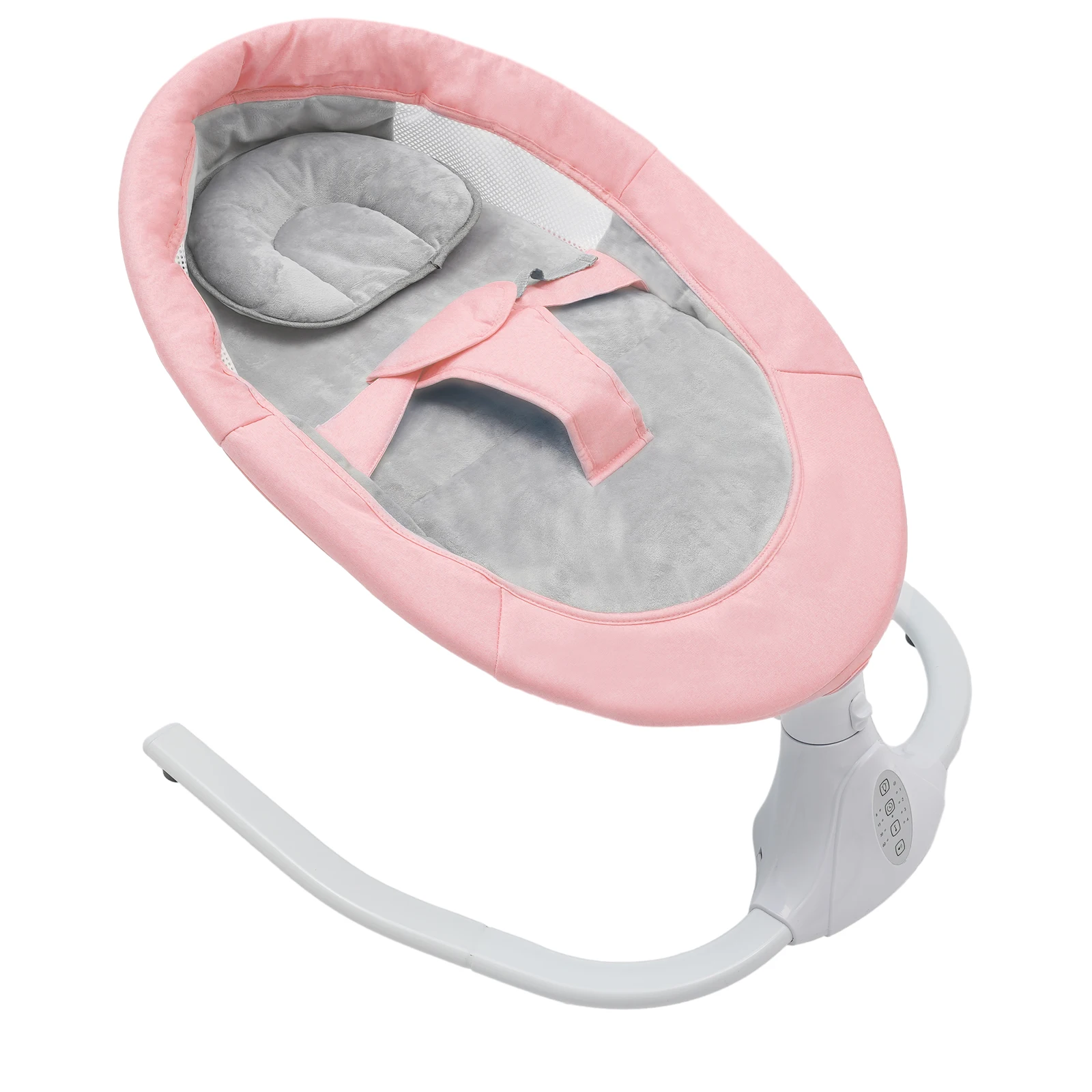 Electric Baby Rocking Chair, Bluetooth Infant Rocker Seat, 12 Built-in Music, Remote Control Skin-Friendly Soft Baby Rocking Seat